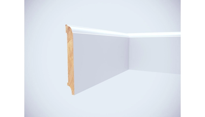 Listwa drewniana biała